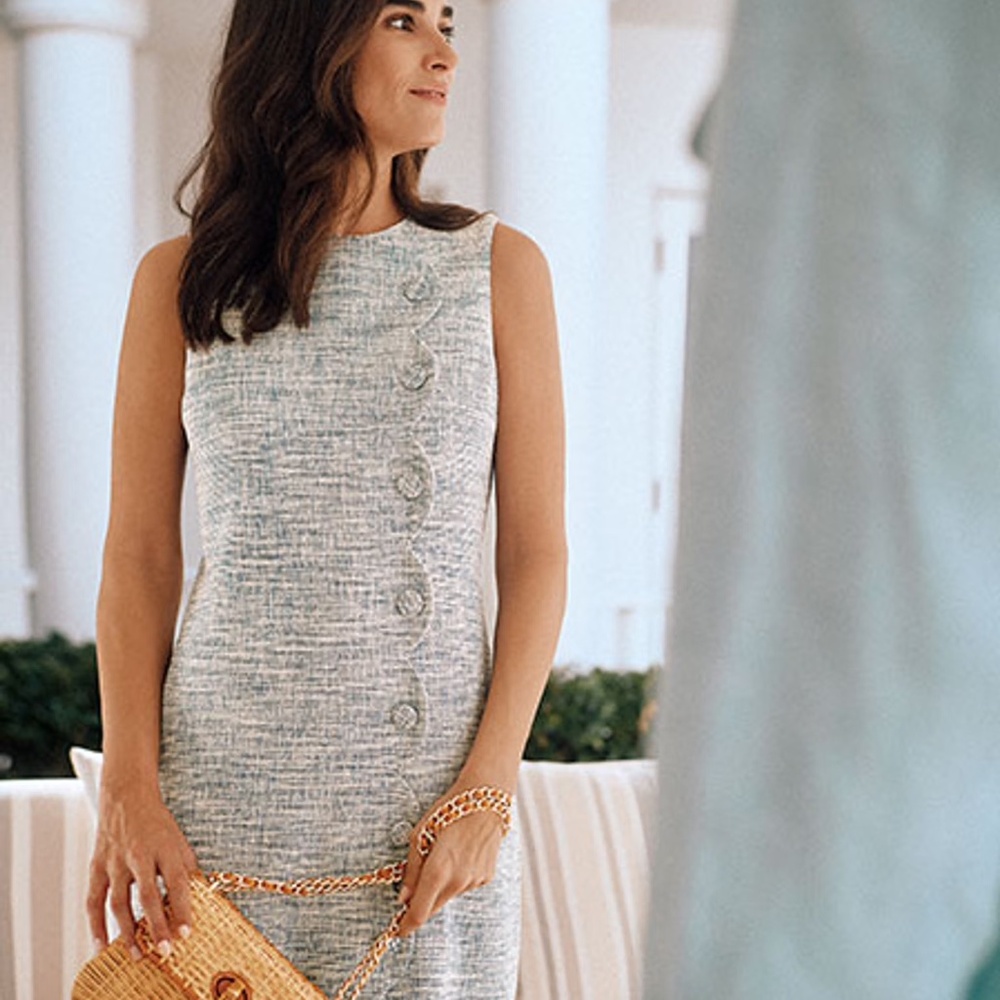 J Mclaughlin Keys Tweed Dress NWOT